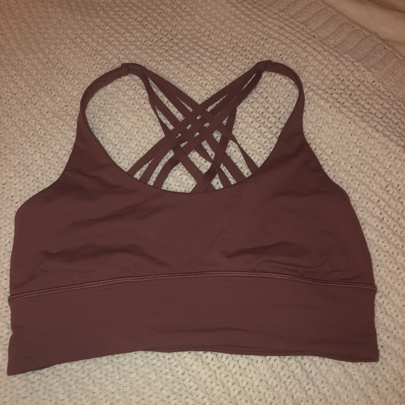 lululemon athletica Other - LULULEMON mauve longline bra